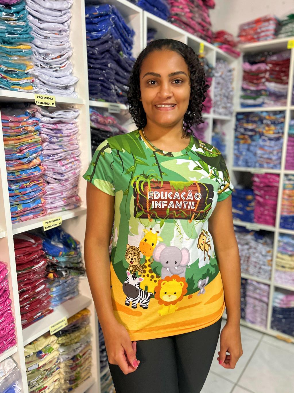 Tshirt Babylook Camisa Camiseta Blusa Feminina - 3594 - Educação