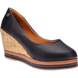 Sapato Scarpin Plataforma Meia Pata Shekinah Anabela Blogueira Tratorada Moda Sandália Tendencia