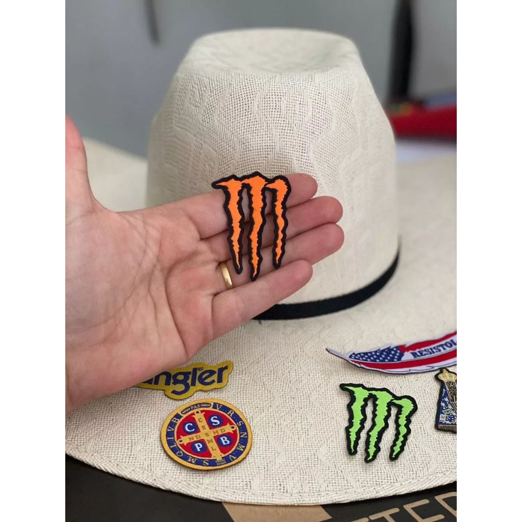 Adesivos Para Chapeu Monster | Shopee Brasil