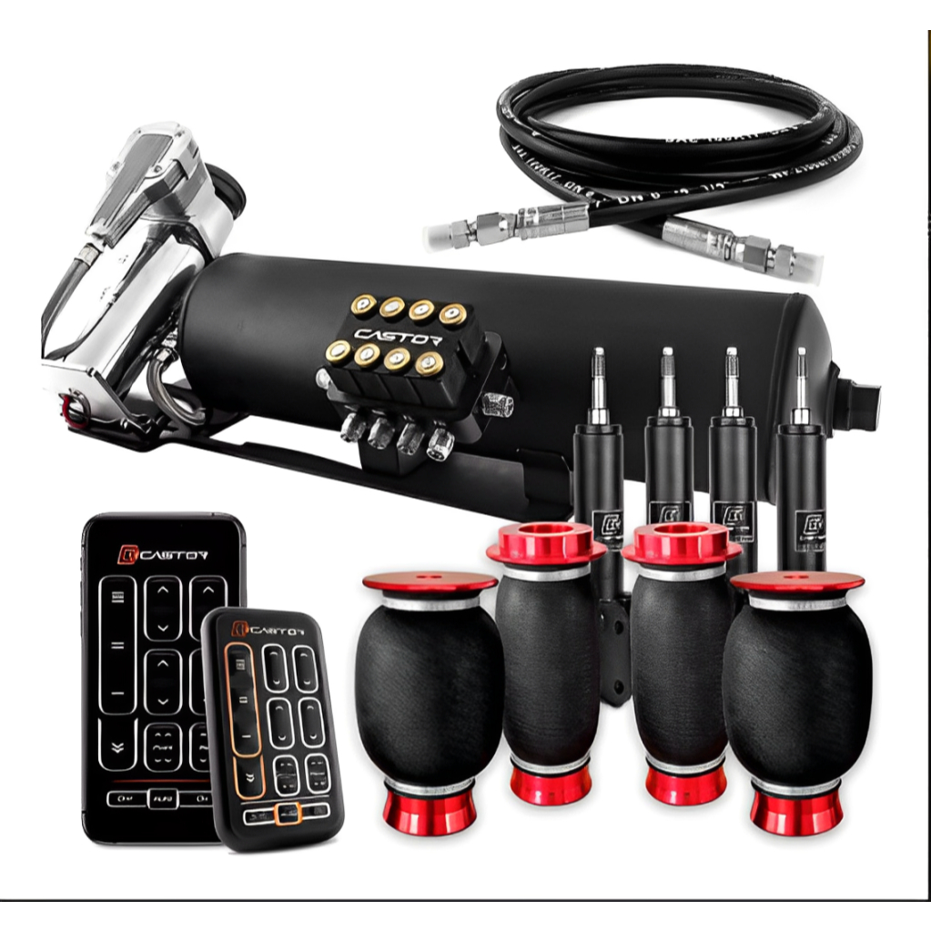 Kit Air Ride Super Black 10mm Fox 2007 - Castor | Shopee Brasil