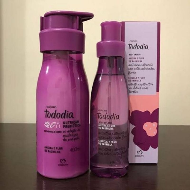 KIT HIDRATANTE+BODY SPLASH Romã e Flor de Amora Natura | Shopee Brasil