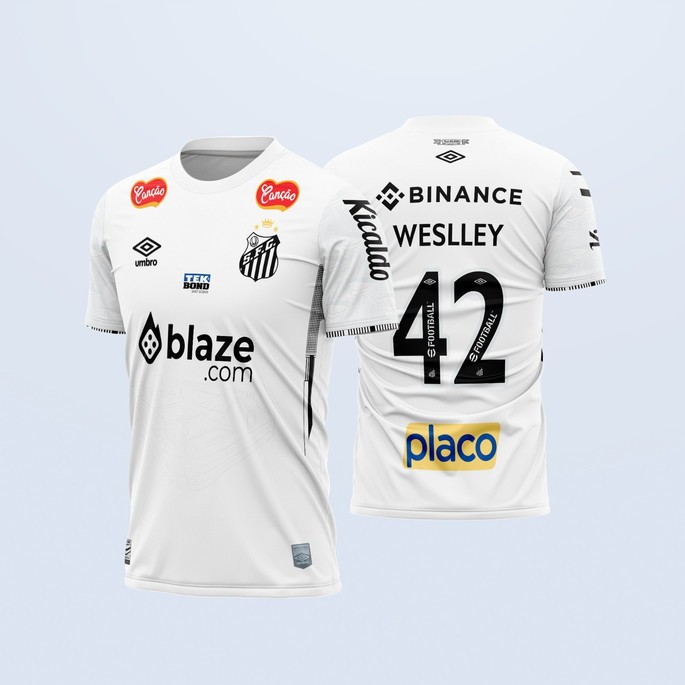 Maillot Santos 10 Neymar Jr Domicile 2024/2025 Neuf Taille L - Umbro