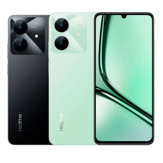 Realme Note 60X 4G, Memória 64GB/3GB RAM, 128GB/4GB RAM Processador Octacore Unisoc T612, Bateria 5000Mah, Versão Global