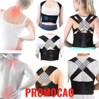 Corretor Postura Colete Cervical Cinta Alinha Coluna Unissex JH