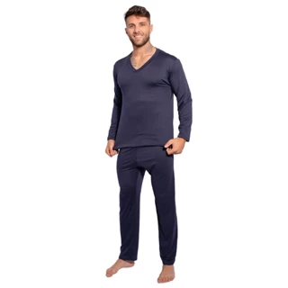 Pijama Suede Adulto Longo Masculino Blusa Manga Comprida Calça Linha Noite Frio em Oferta na Shopee
