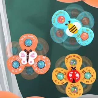 Kit 3 Brinquedo Sensorial Ventosa Bebê Estimulo Gira Spinner em Oferta na Shopee