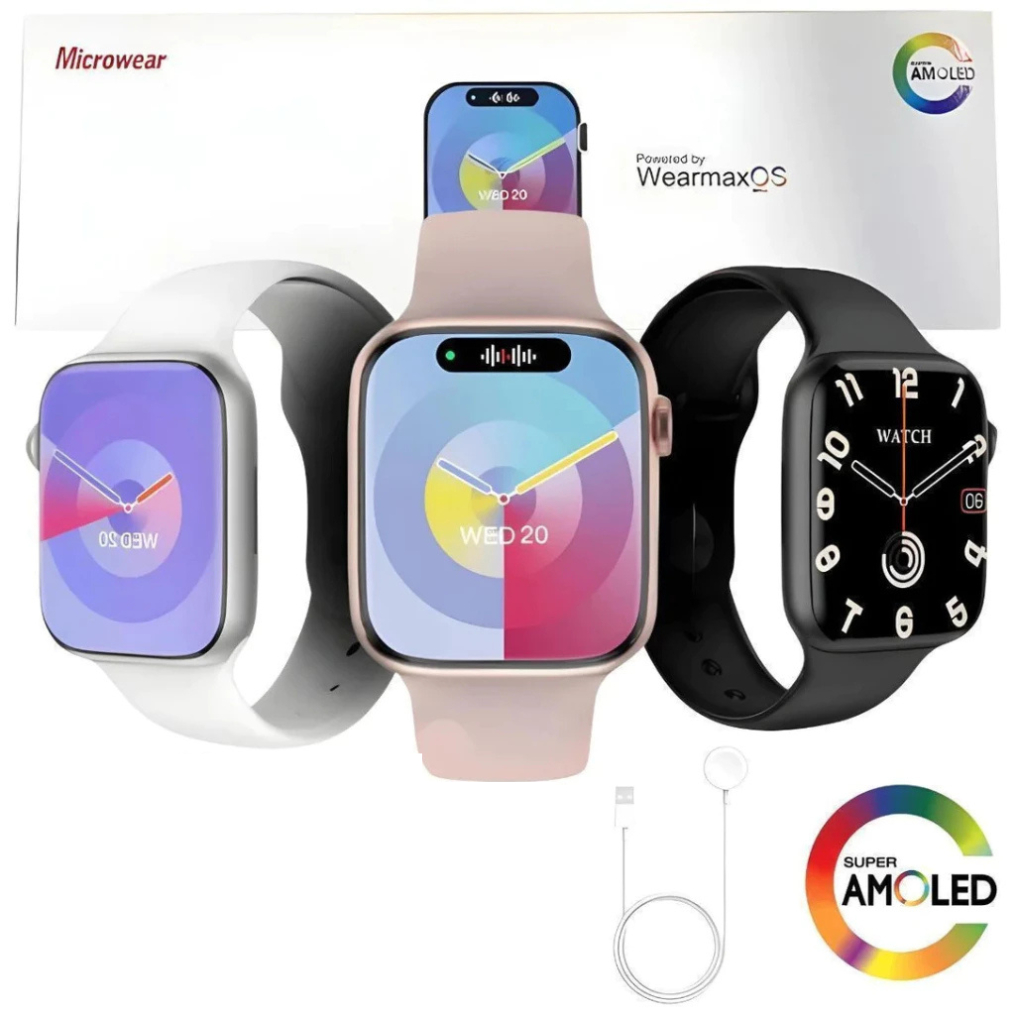 SMARTWATCH W99 + WATCH9 PLUS TELA SUPER AMOLED LANÇAMENTO 2025 ...