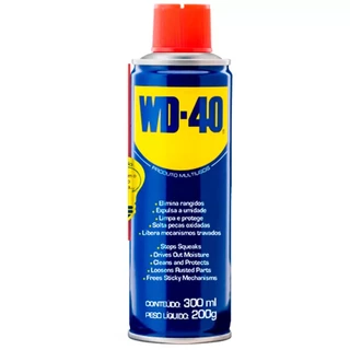 WD-40 Tradicional PMU Aerossol 300ml – Lubrificação e Proteção Eficiente