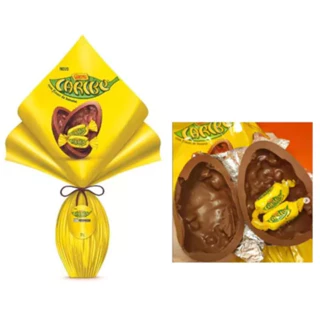 Ovo De Páscoa Caribe 229g Sabor Banana Novidade Garoto Chocolate