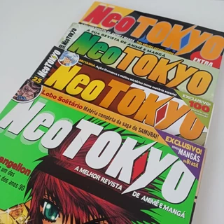 Revistas Neo Tokyo e Neo Tokyo Extra diversos números animes mangás cosplay cultura pop japonesa otaku