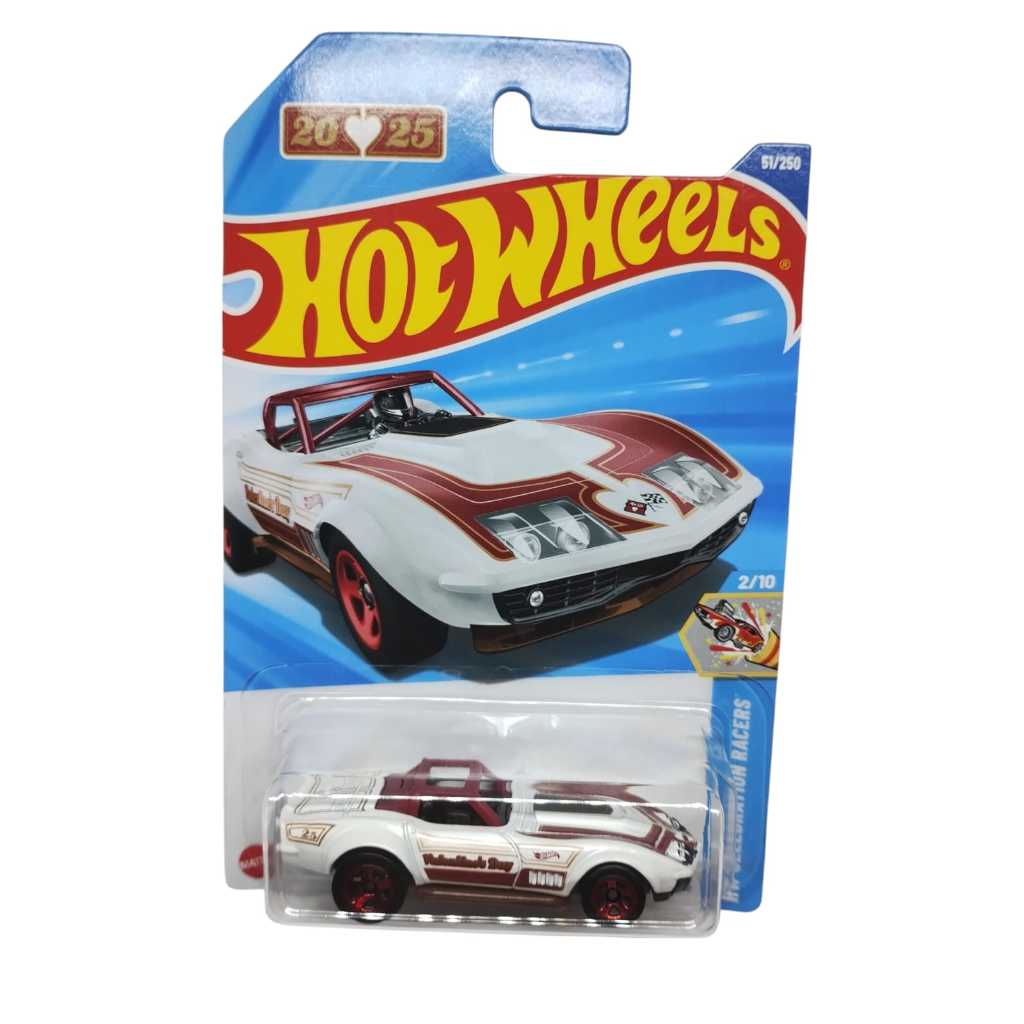 HOT WHEELS - CORVETTE RACER 69 - 51/250 - LOTE 2025 - HYX010-N7C5