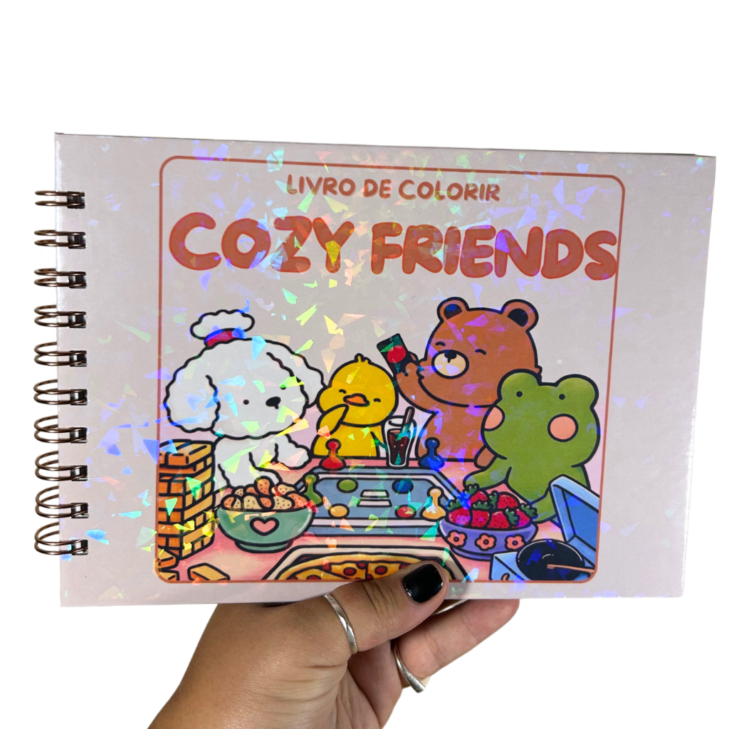 Livro de colorir Cozy Friends - Estilo Bobbie Goods | Livro de colorir ...