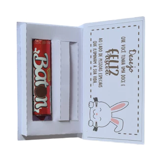 10 caixinhas para 2 chocolates batom lembrancinha de páscoa - Páscoa em Oferta na Shopee
