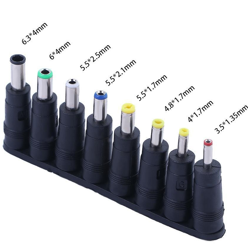 Kit Conector Adaptador P4 8 Macho C/ Fêmea 5.5x2.1mm