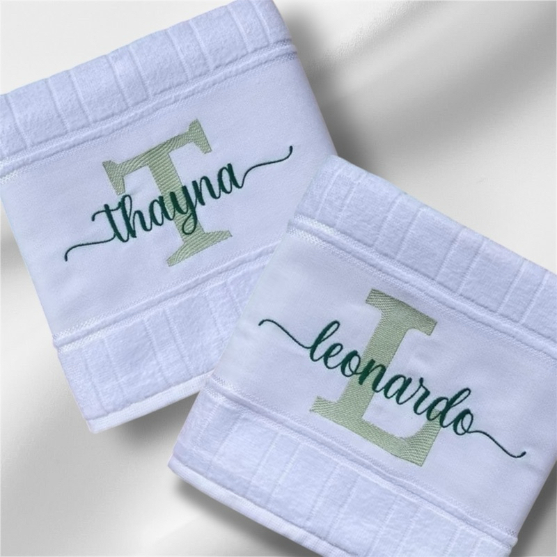 Toalha de Banho Personalizada Bordada com Nome | Shopee Brasil