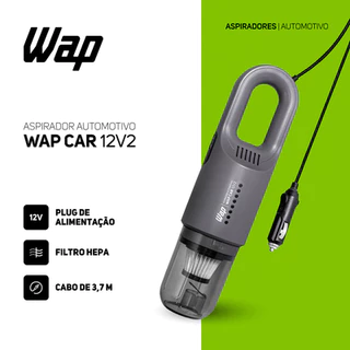 Aspirador de pó portátil para carros 12 volts - CAR 12V2 Wap