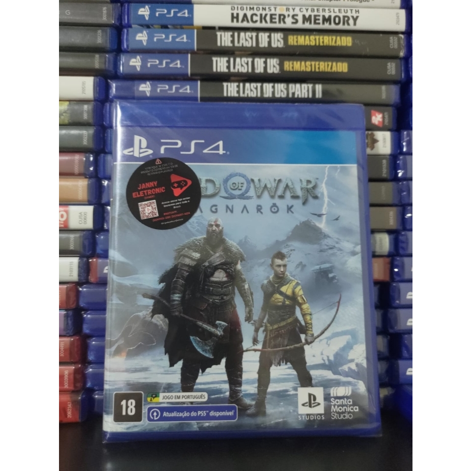 God Of War Ragnarok Lacrado - Jogo PS4 - MIDIA FISICA | Shopee Brasil