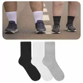 Meia Extra Grande Cano Longo Canela Larga Gorda Adulto Algodão Homem Masculino Grossas Não Aperta