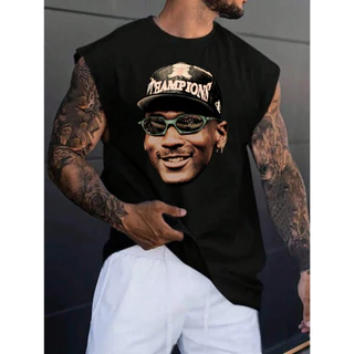 Camiseta Regata Masculino Oversized 100% Algodao Premium Jogador