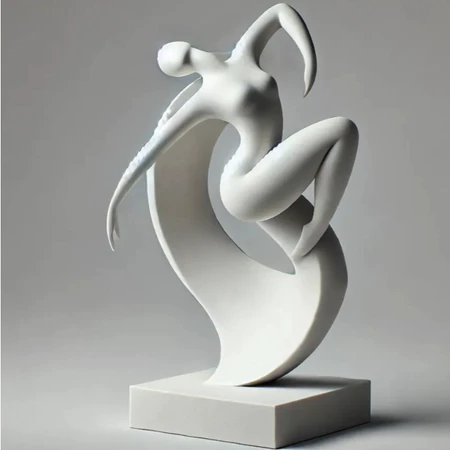 Escultura Elegância em Movimento