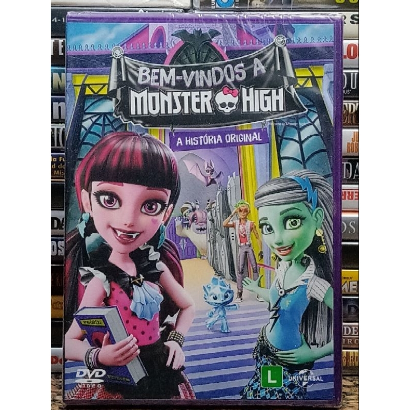 DVD - Monster High - Bem Vindos à Monster High - ORIGINAL Universal ...
