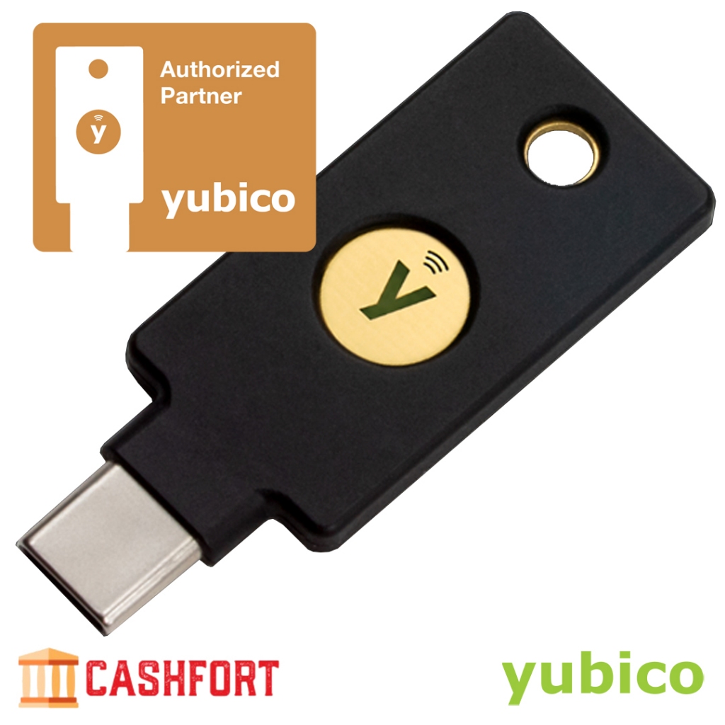 Yubikey Security Key C Nfc - Usb C - Revenda Oficial da Yubico | Shopee ...