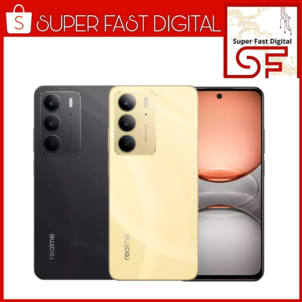 Realme C75 4G,256GB/8GB RAM, Processador MediaTek Helio G92 Max, Câmera 50MP, Bateria de 6000Mah, Versão Global