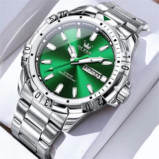 OLEVS Relogio Relógios Masculinos Luxo Prova Da água Original Esportivo Aço Cronógrafo Quartzo 5560