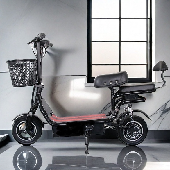 Bicicleta elétrica dobrável adequada para trabalho ao ar livre e compras pode transportar pessoas