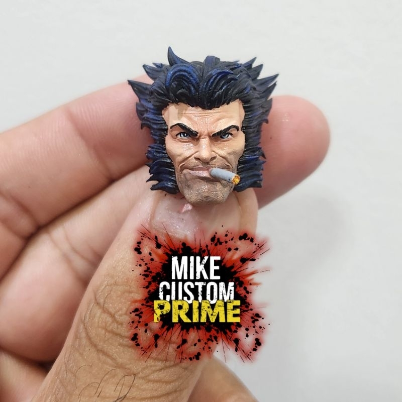 HEAD CUSTOM LOGAN PADRÃO MARVEL LEGENDS | Shopee Brasil