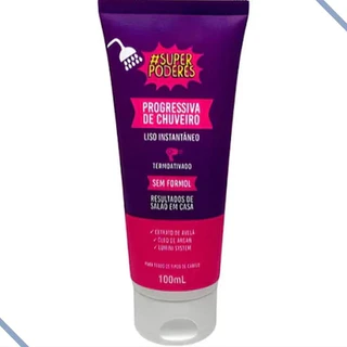 Escova de Chuveiro Liso Sem Formol 100ml – Super Poderes (Antiga progressiva de chuveiro) em Oferta na Shopee