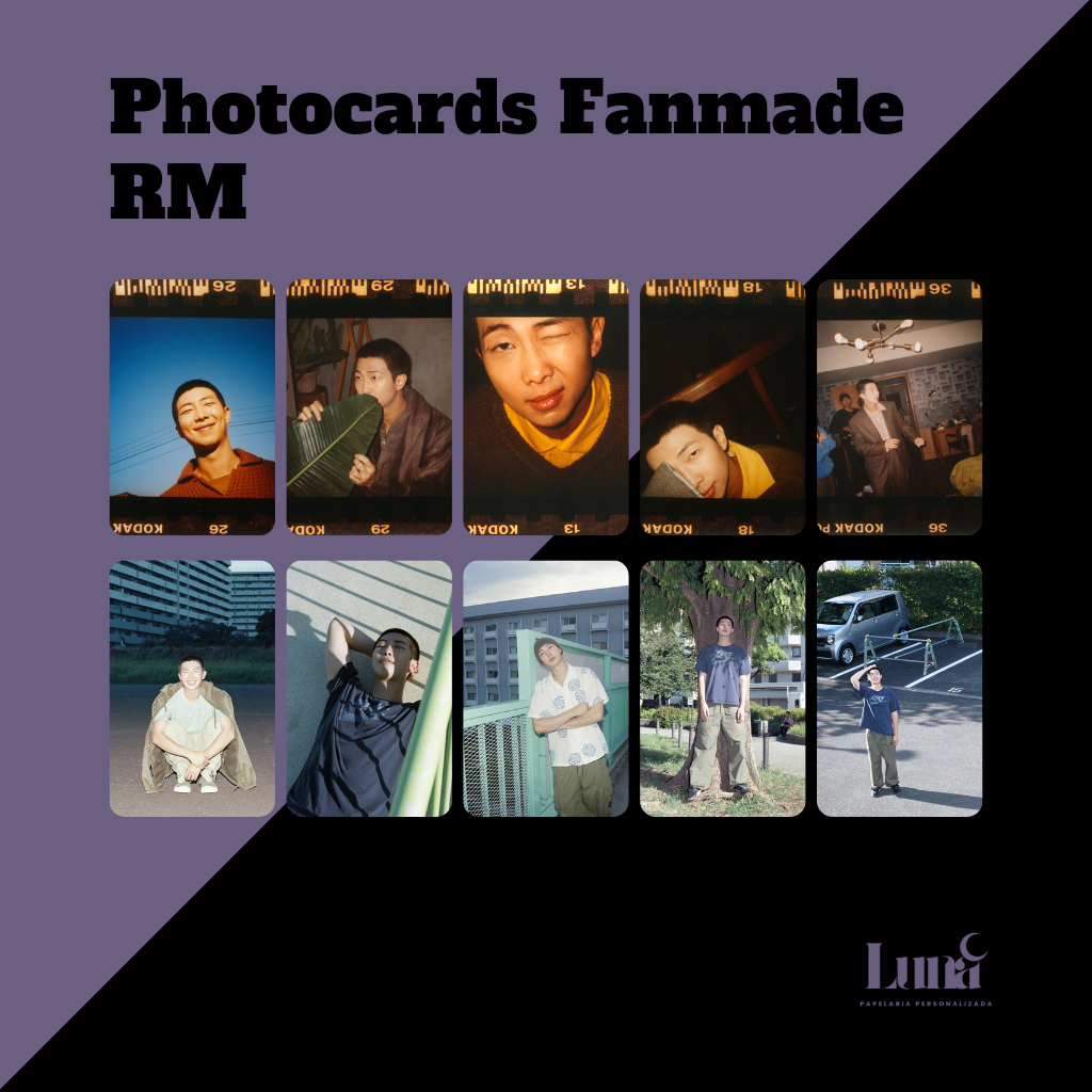 10 Photocards NAMJOON BTS KPOP Shopee Brasil