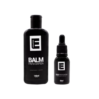 BALM PARA BARBA 140ml + ÓLEO PARA BARBA 30ml - KIT PARA CUIDADOS COM A BARBA
