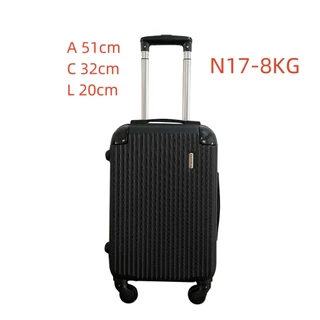 Mala de bordo 8kg / 9kg promocao colorido mala de viagem PP N17 / N18 com rodinha 360 com senha