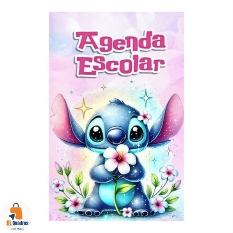 Adesivo Para Capa De Caderno Agenda Escolar Stitch | Shopee Brasil