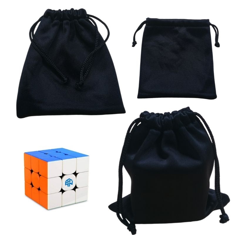 kit Sacolas Bag case gans para cubo mágico saquinho multiuso colorido