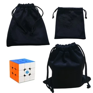 kit Sacolas Bag case gans para cubo mágico saquinho multiuso colorido