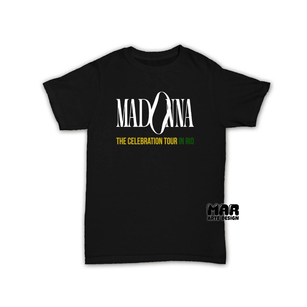 Camiseta Madonna - The Celebration Tour - Música - Show - Pop