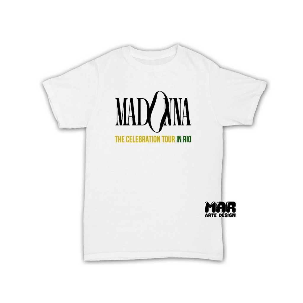 Camiseta Madonna - The Celebration Tour - Música - Show - Pop