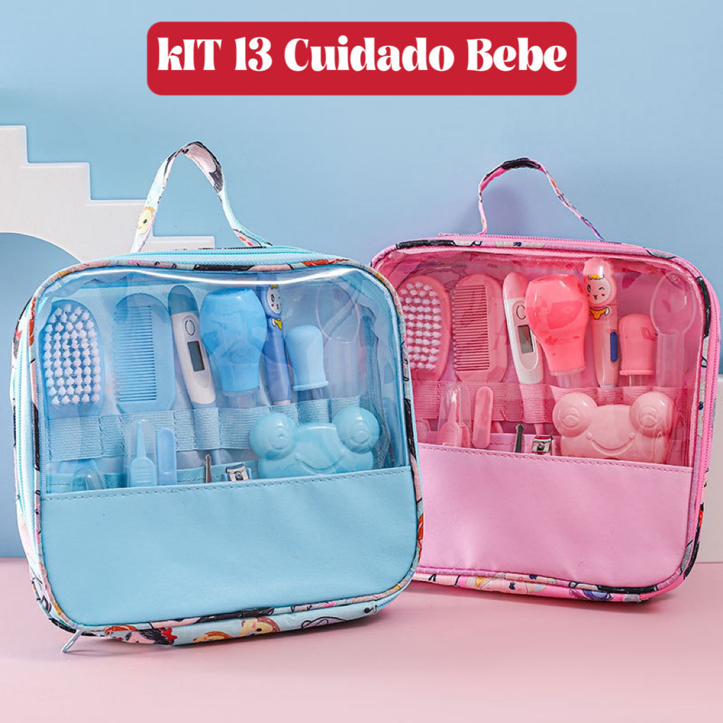 Kit 13 Higiene Cuidado Bebê Recém Nascido Essencial 13 Peças Cuidados ...