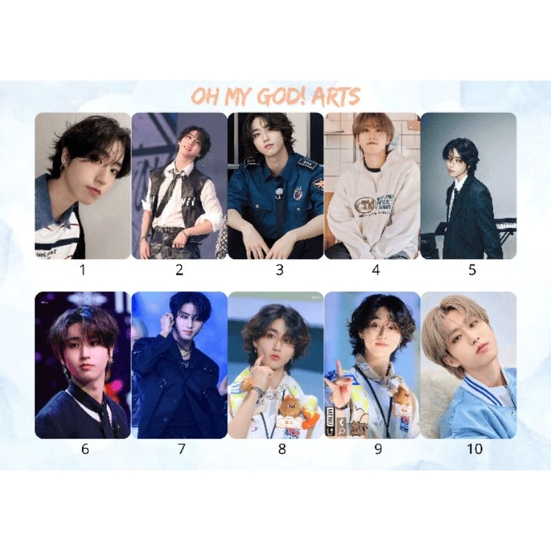 Photocards Han (STRAY KIDS) – Combo com 10 unidades (frente e verso ...