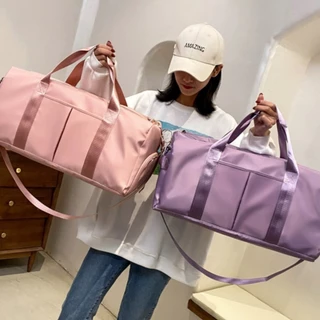 Bolsa feminina fitness Esportiva yoga Bolsa de viagem Impermeável unissex Academia em Oferta na Shopee