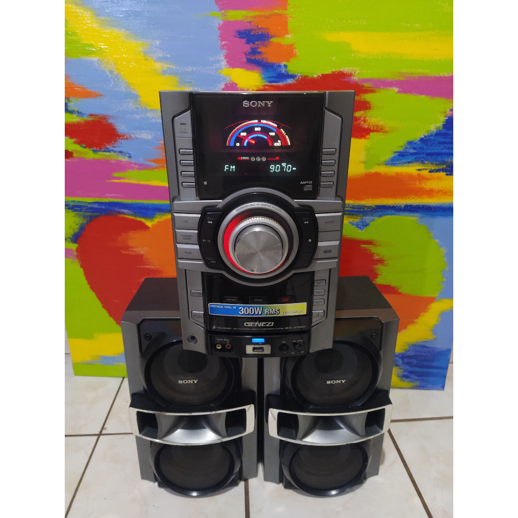 Mini System Sony Mhc-gt222 - SEM AS CAIXAS | Shopee Brasil