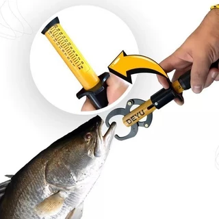 Alicate De Contenção Garra Peixe Alumínio Com Balança Até 20kg