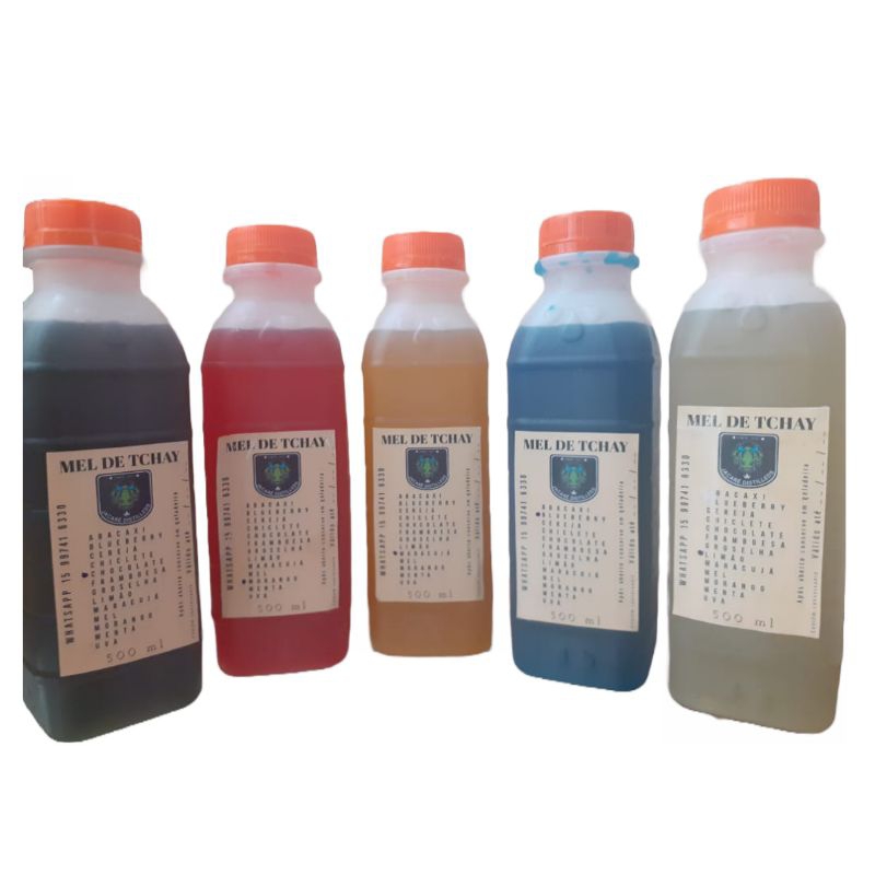 Kit 5 Xarope para Drinks Copão Soda Italiana - Mel Tchay 300ml Sabores ...