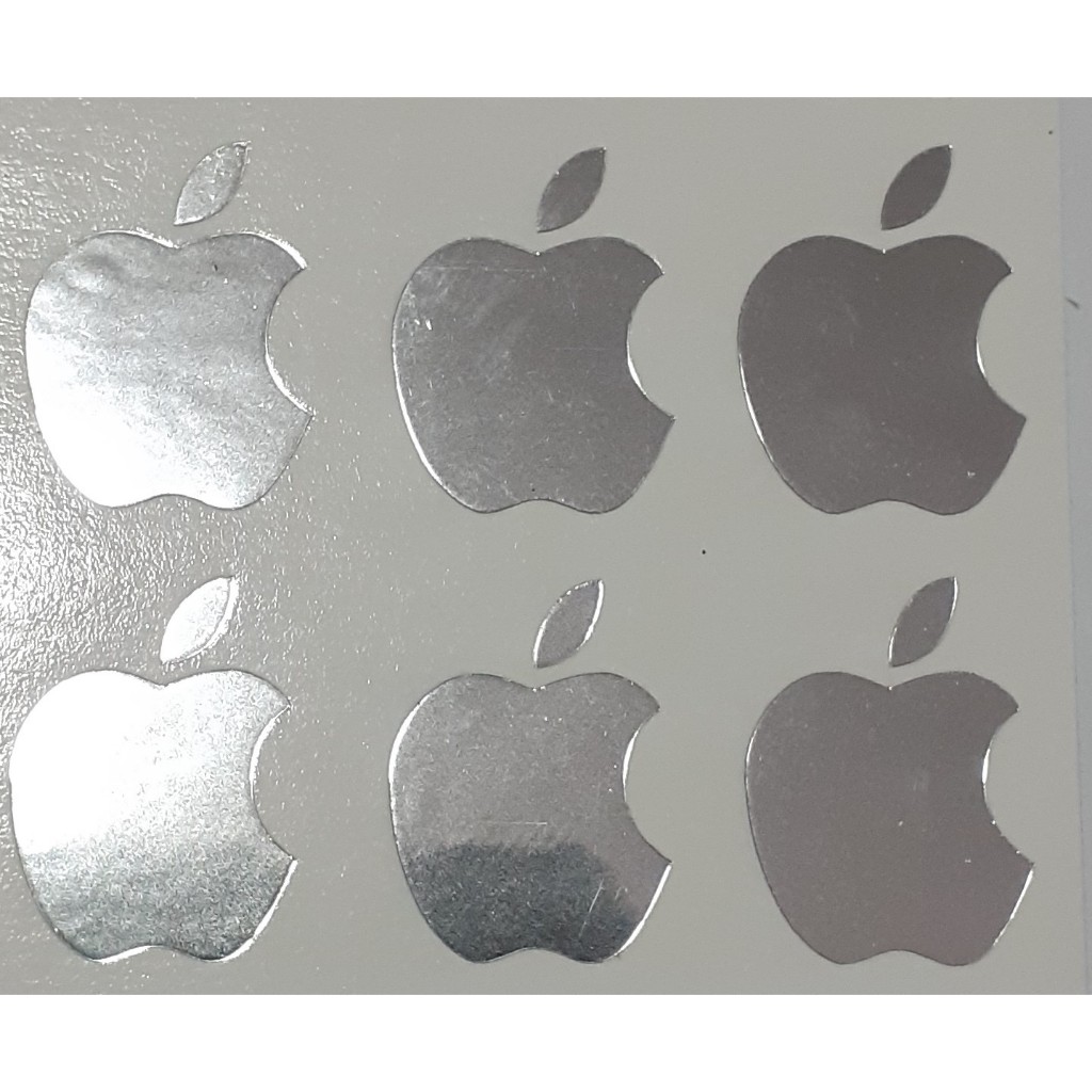 Adesivo Original Metálico Apple Adequado para Iphone Vinil á Prova D ...
