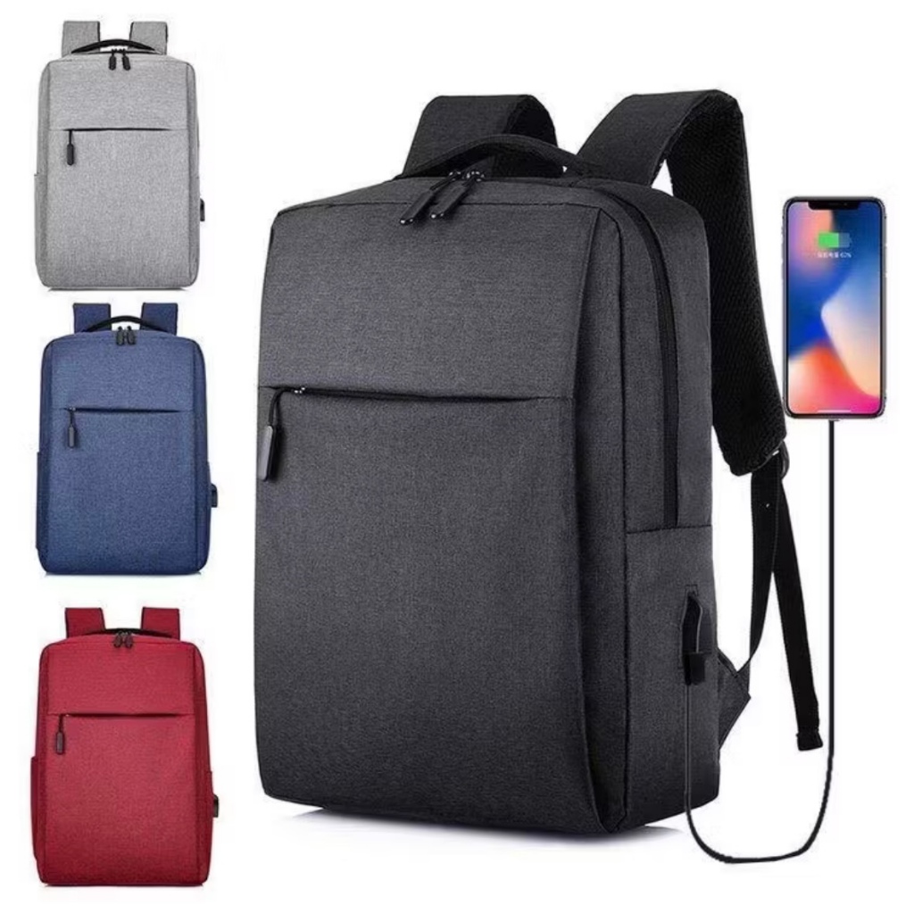 Mochila Masculina Escolar Para Notebook 15.6 Impermeável Com USB
