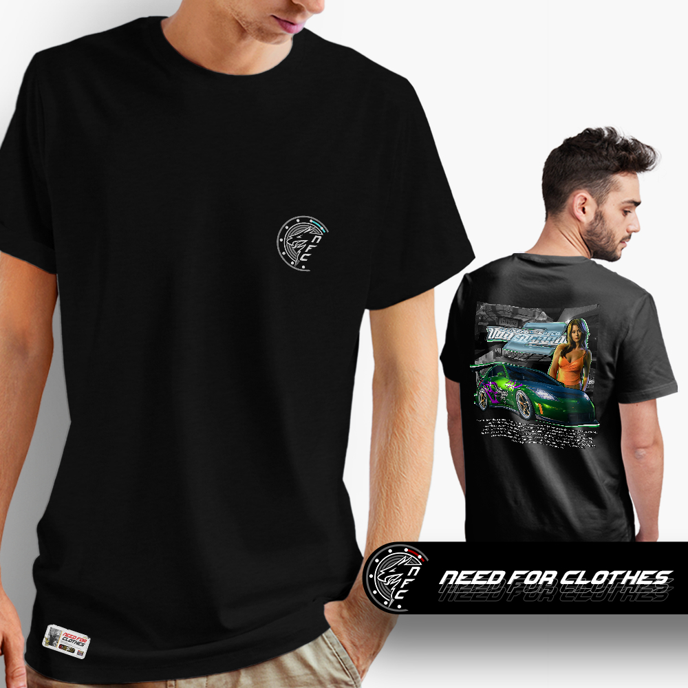 Camiseta Need for Speed Underground 2, Rachel Teller, Nissan 350Z