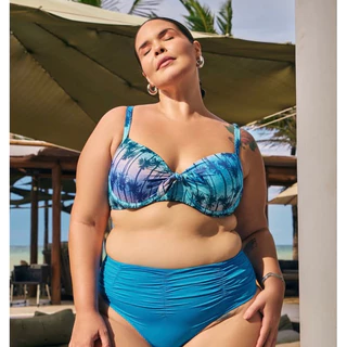 Biquíni meia taça Alças de Regulagem com bojo fixo em Oferta na Shopee