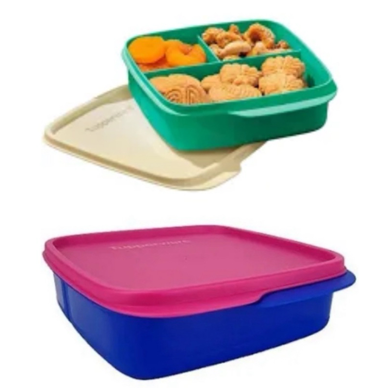 Tupperware* Basic Line com Divisórias 550ml (Várias cores) | Shopee Brasil